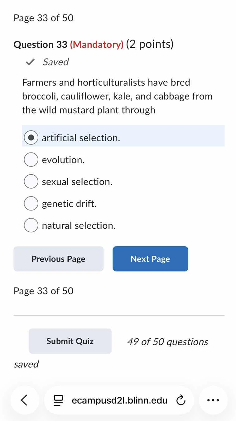 page 33 of 50 question 33 (mandatory) (2 points) ✓ saved farmers and ho…