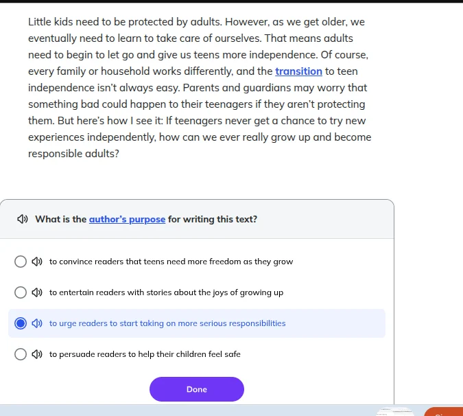 little kids need to be protected by adults. however, as we get older, w…