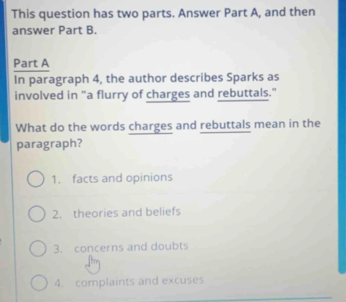 this question has two parts. answer part a, and then answer part b. par…
