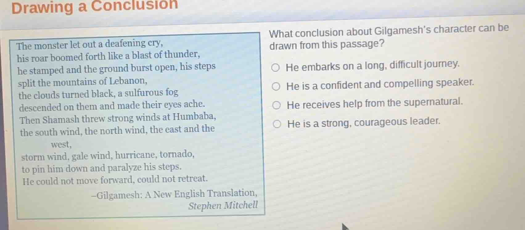 drawing a conclusion the monster let out a deafening cry, his roar boom…