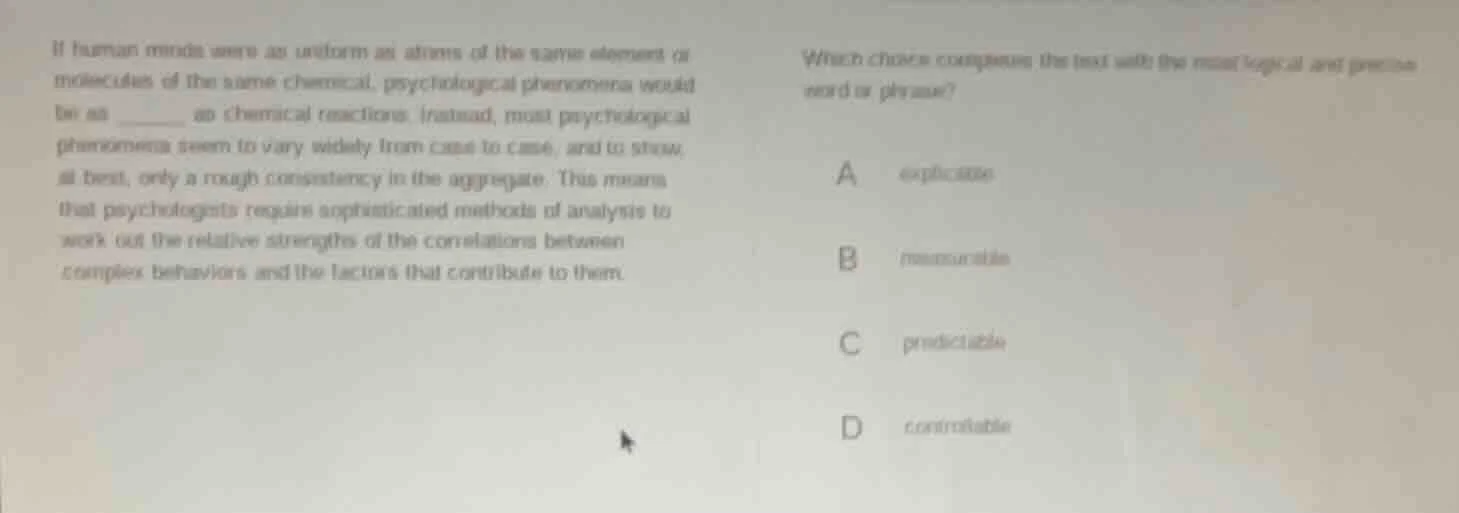 if human minds were as uniform as atoms of the same elements or molecul…