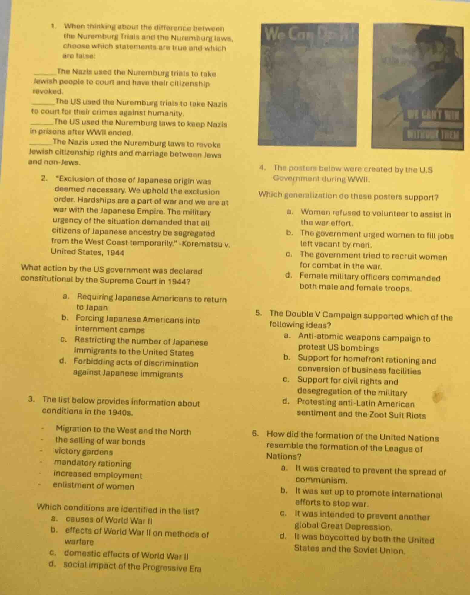 1. when thinking about the difference between the nuremburg trials and …
