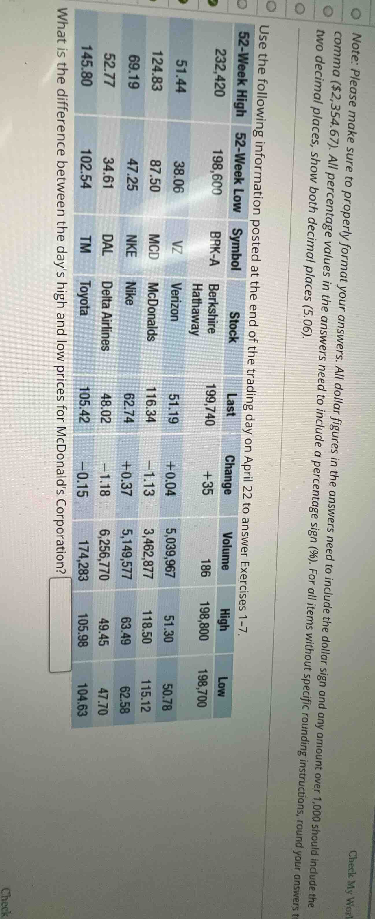 note: please make sure to properly format your answers. all dollar figu…