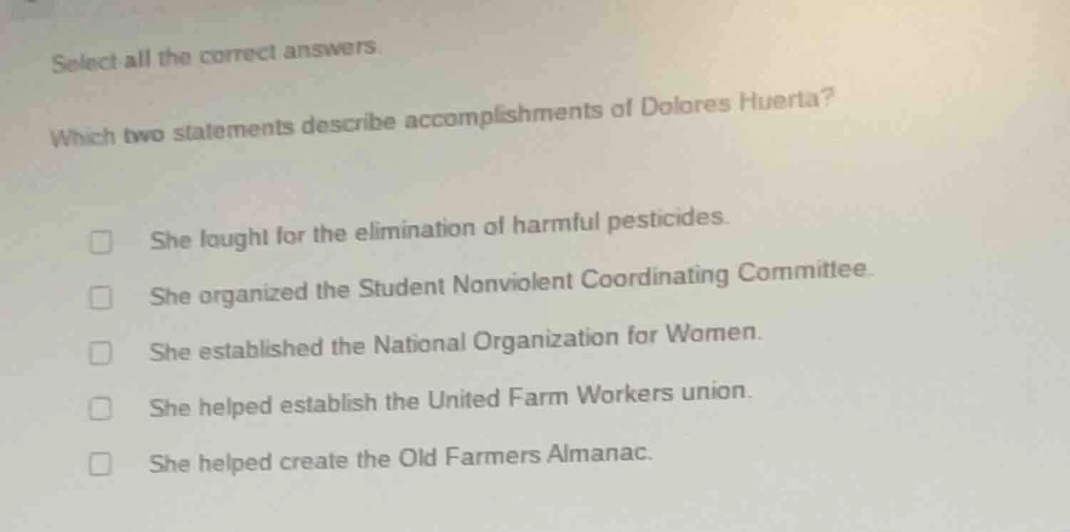 select all the correct answers. which two statements describe accomplis…