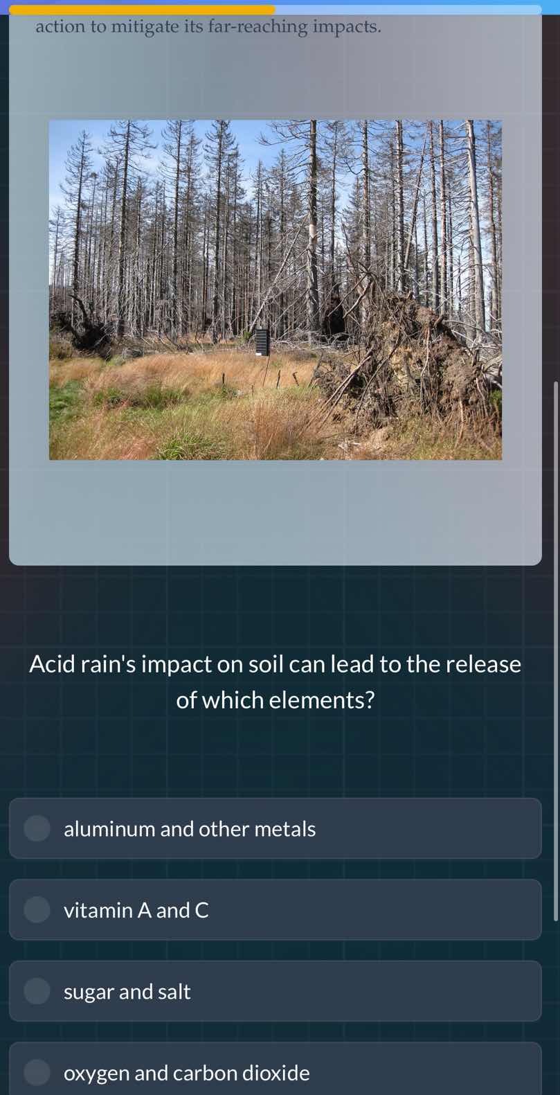 action to mitigate its far-reaching impacts. acid rains impact on soil …