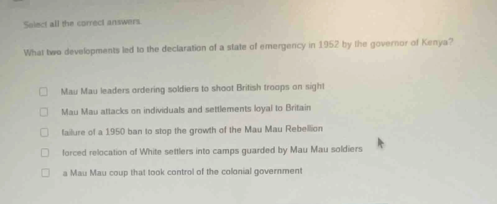 select all the correct answers. what two developments led to the declar…