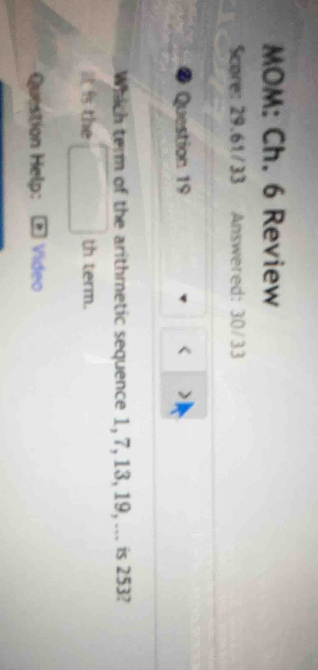 mom: ch. 6 review score: 29.61/33 answered: 30/33 question 19 which ter…