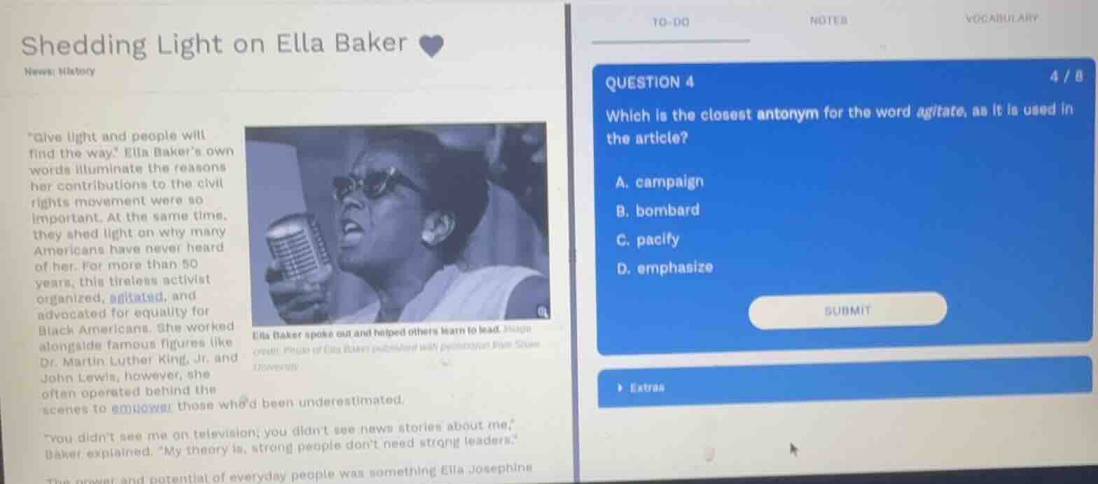 shedding light on ella baker ❤️ news: history \give light and people wi…