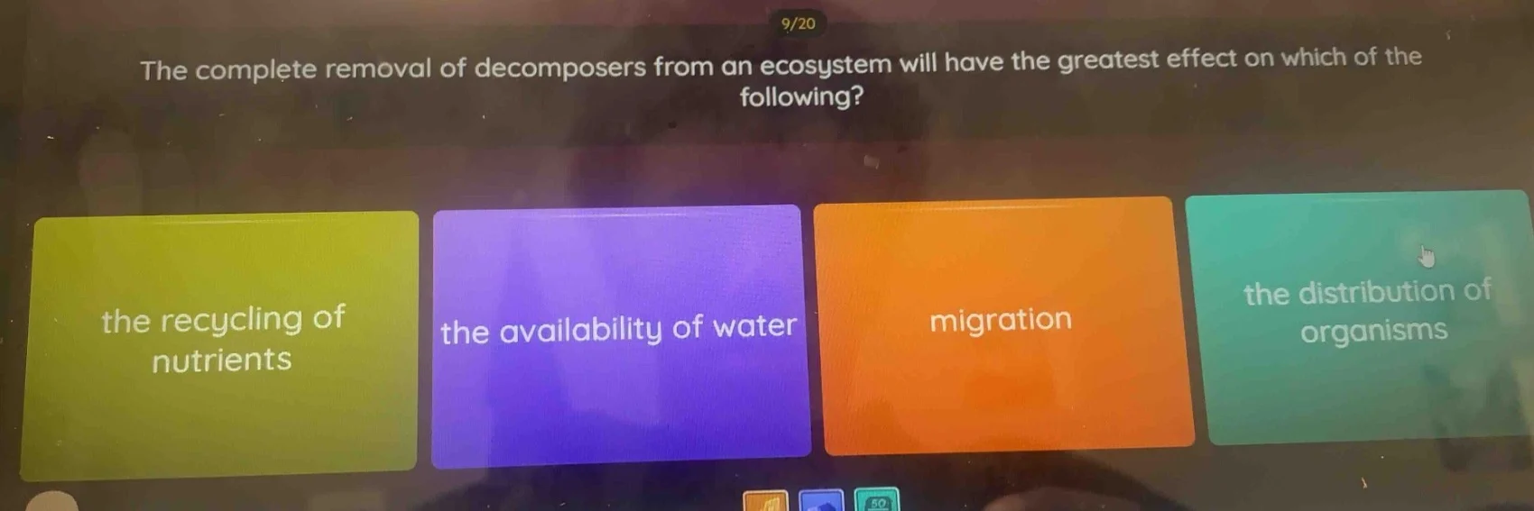 9/20 the complete removal of decomposers from an ecosystem will have th…