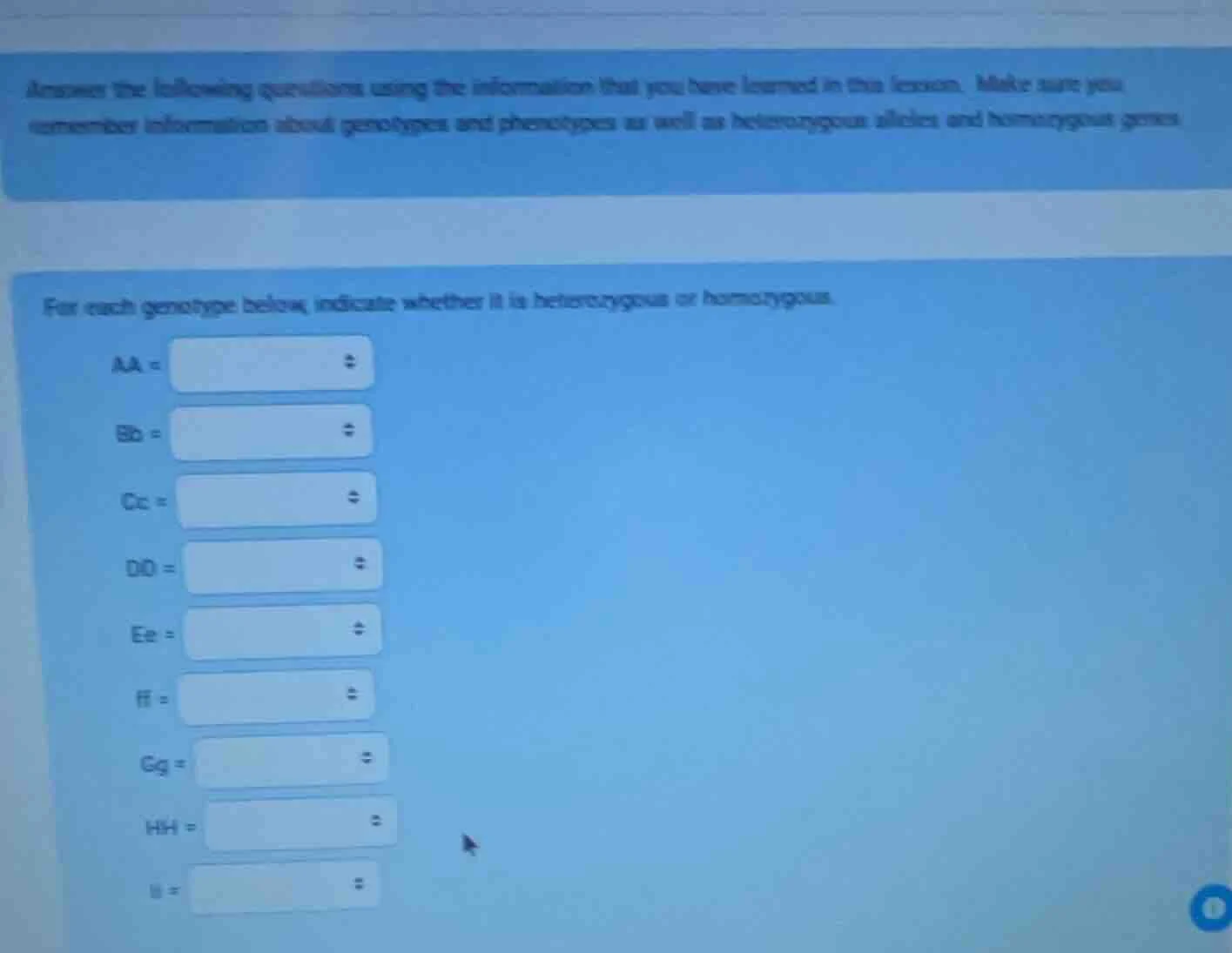 answer the following questions using the information that you have lear…