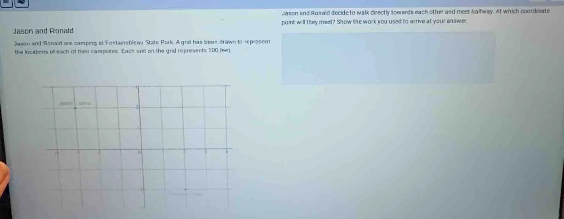 jason and ronald jason and ronald are camping at fontainebleau state pa…