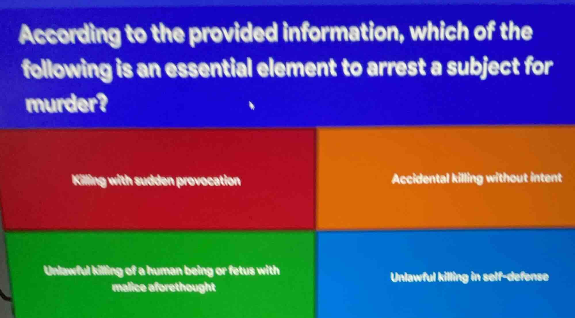 according to the provided information, which of the following is an ess…