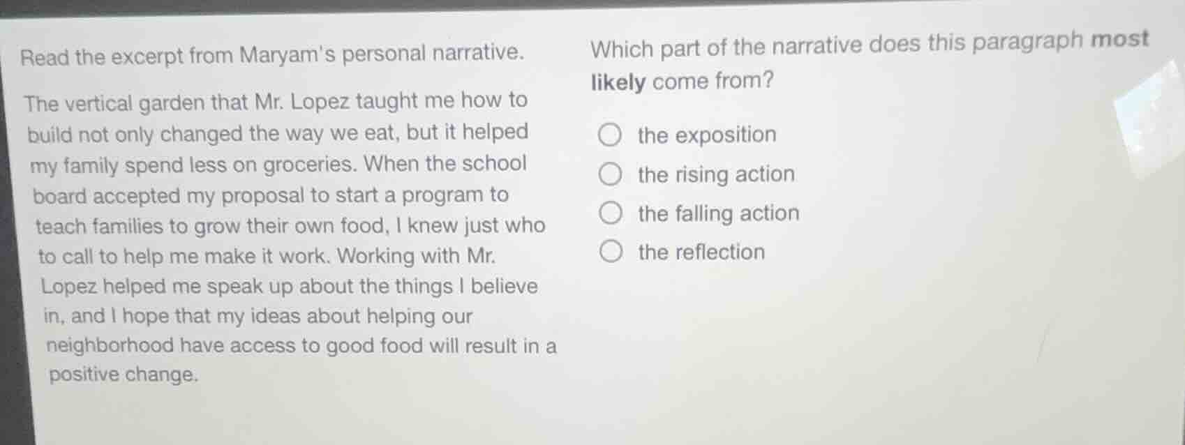 read the excerpt from maryams personal narrative. the vertical garden t…