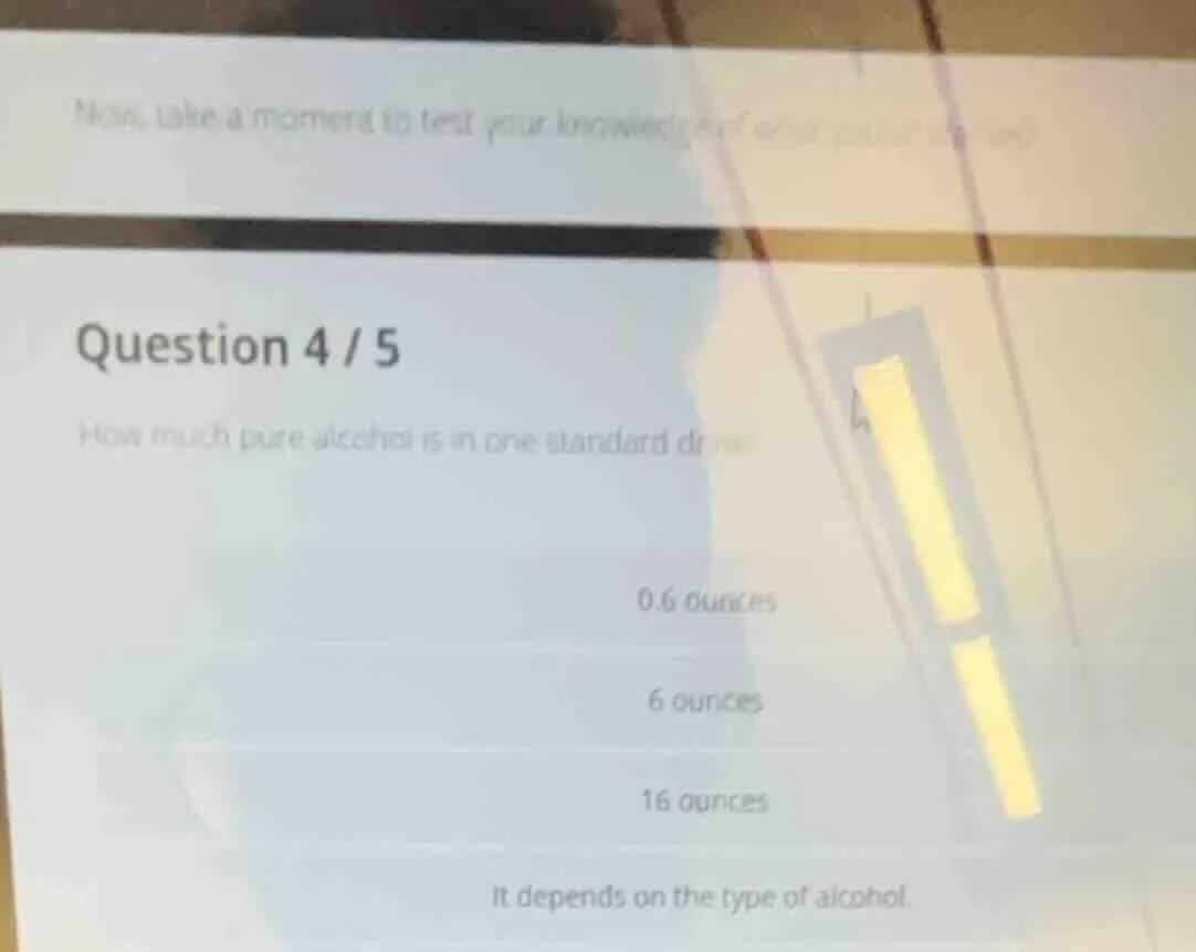 now, take a moment to test your knowledge of what you have learned ques…