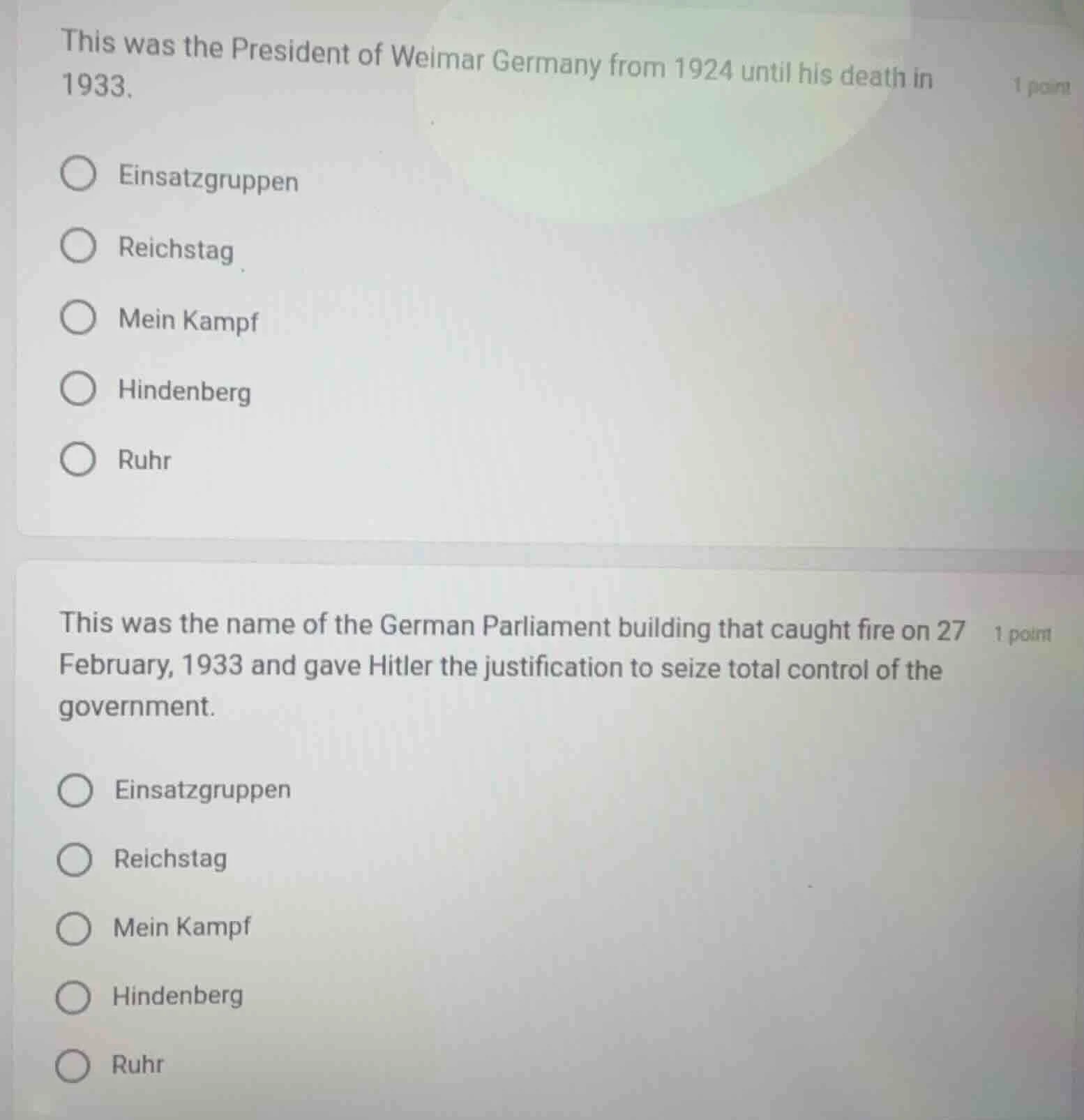 1 point this was the president of weimar germany from 1924 until his de…