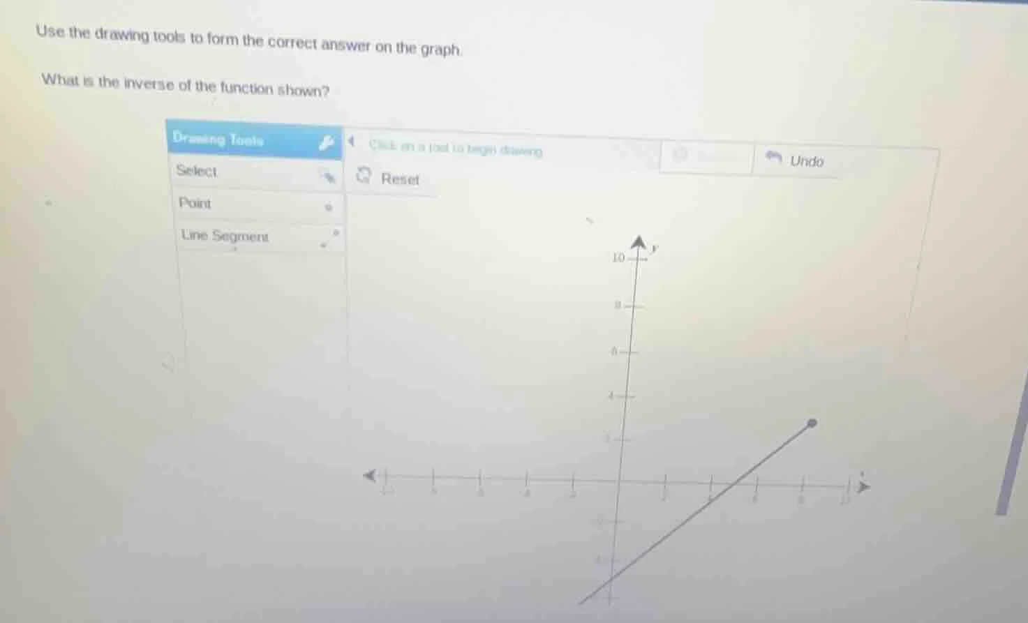use the drawing tools to form the correct answer on the graph. what is …