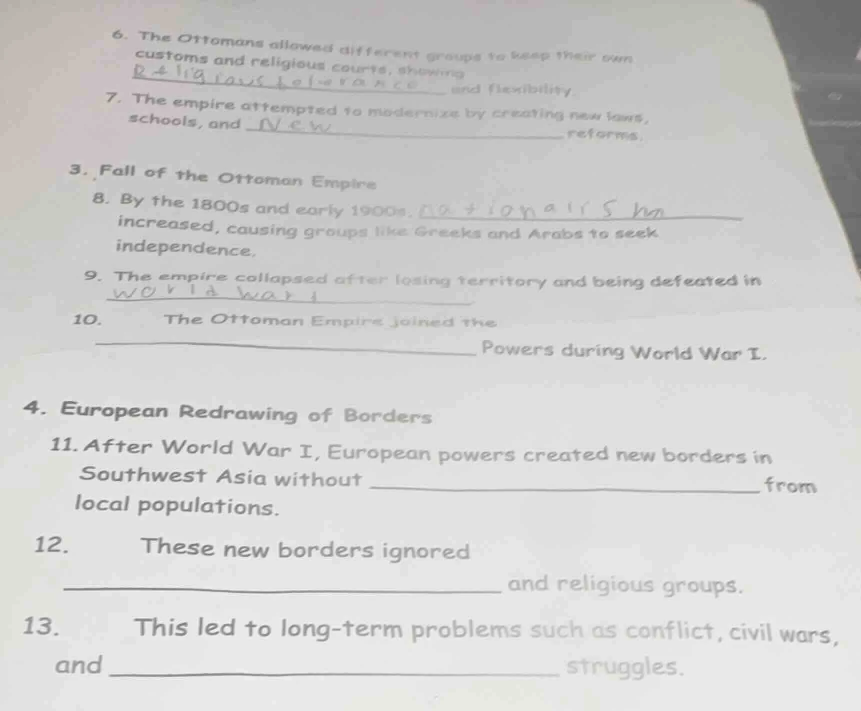 6. the ottomans allowed different groups to keep their own customs and …