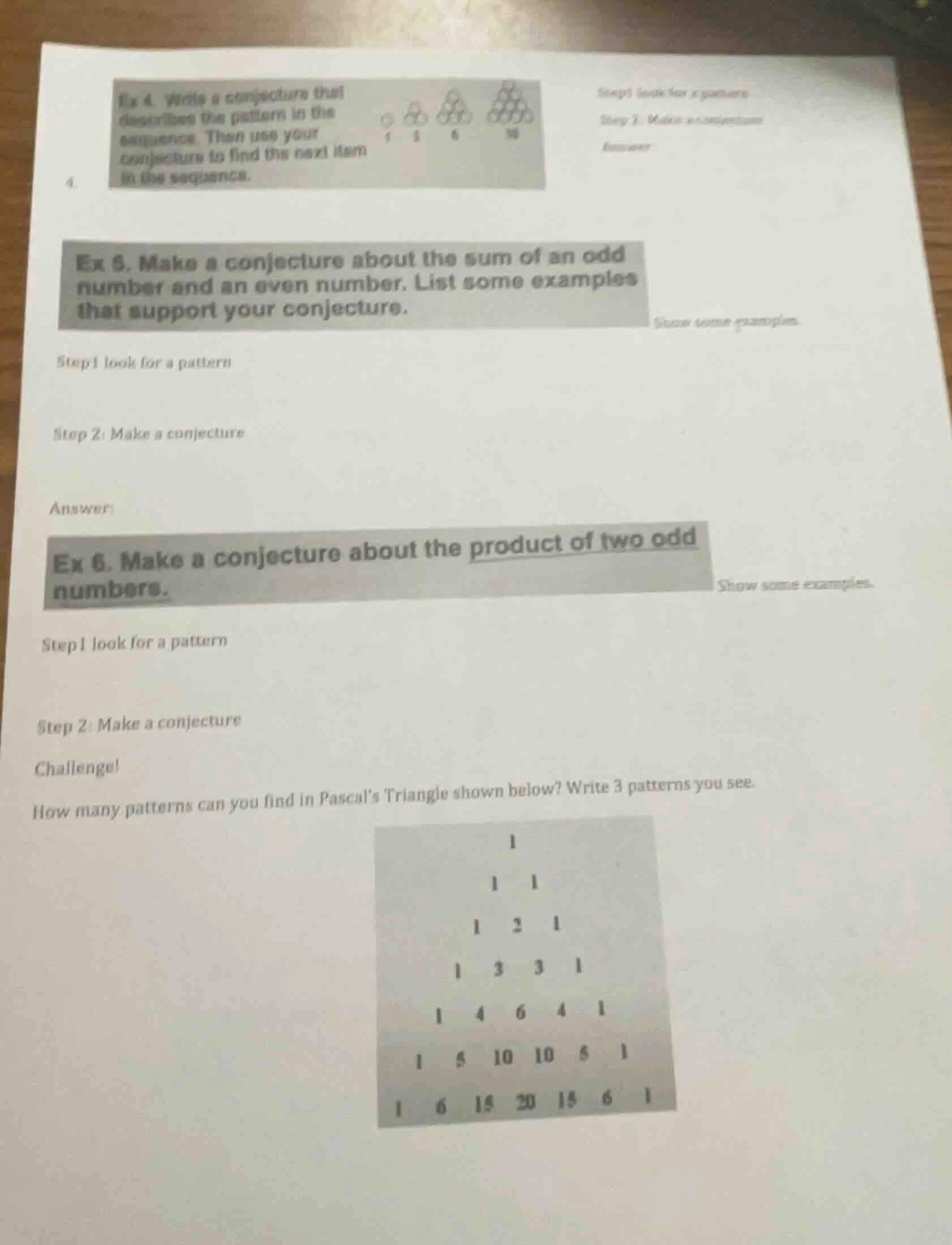 4. ex 4. write a conjecture that describes the pattern in the sequence.…