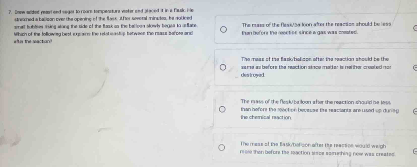 7. drew added yeast and sugar to room temperature water and placed it i…