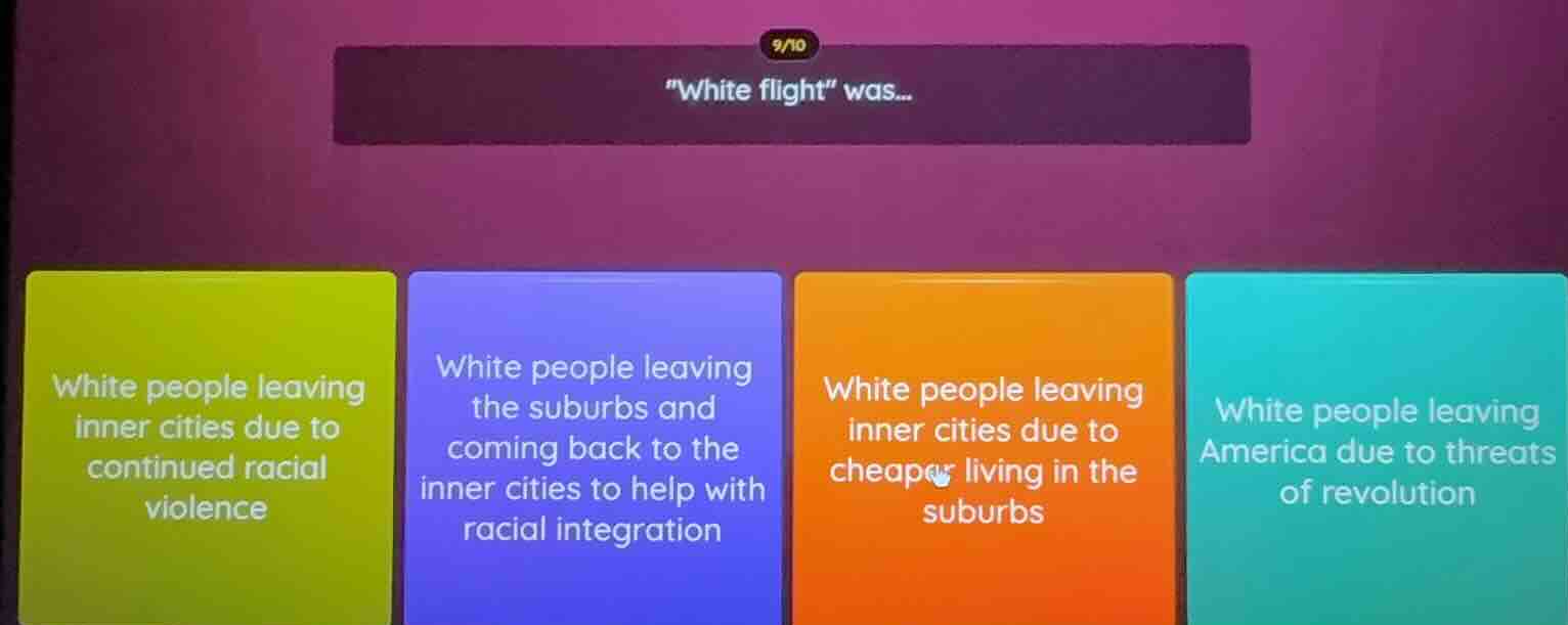 9/10 \white flight\ was... white people leaving inner cities due to con…