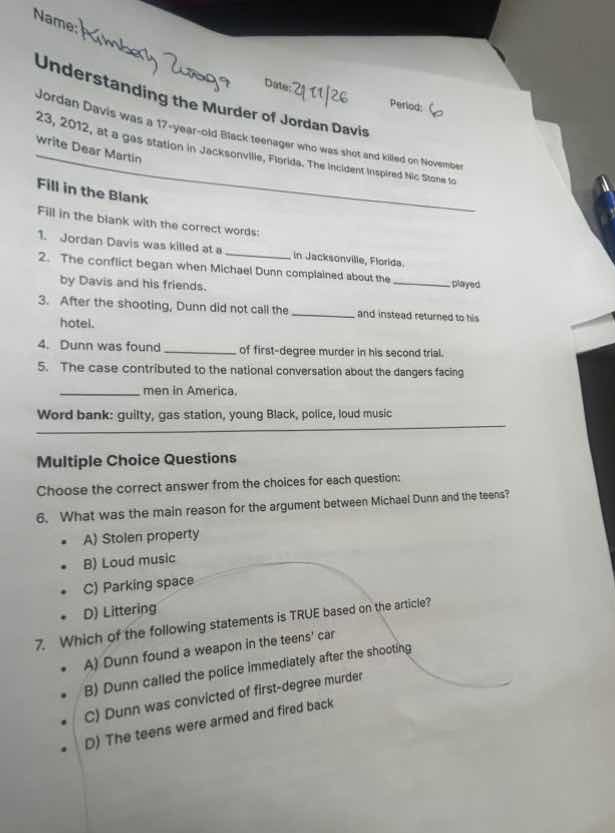 name: kimberlydate:29/11/26period: 6understanding the murder of jordan …