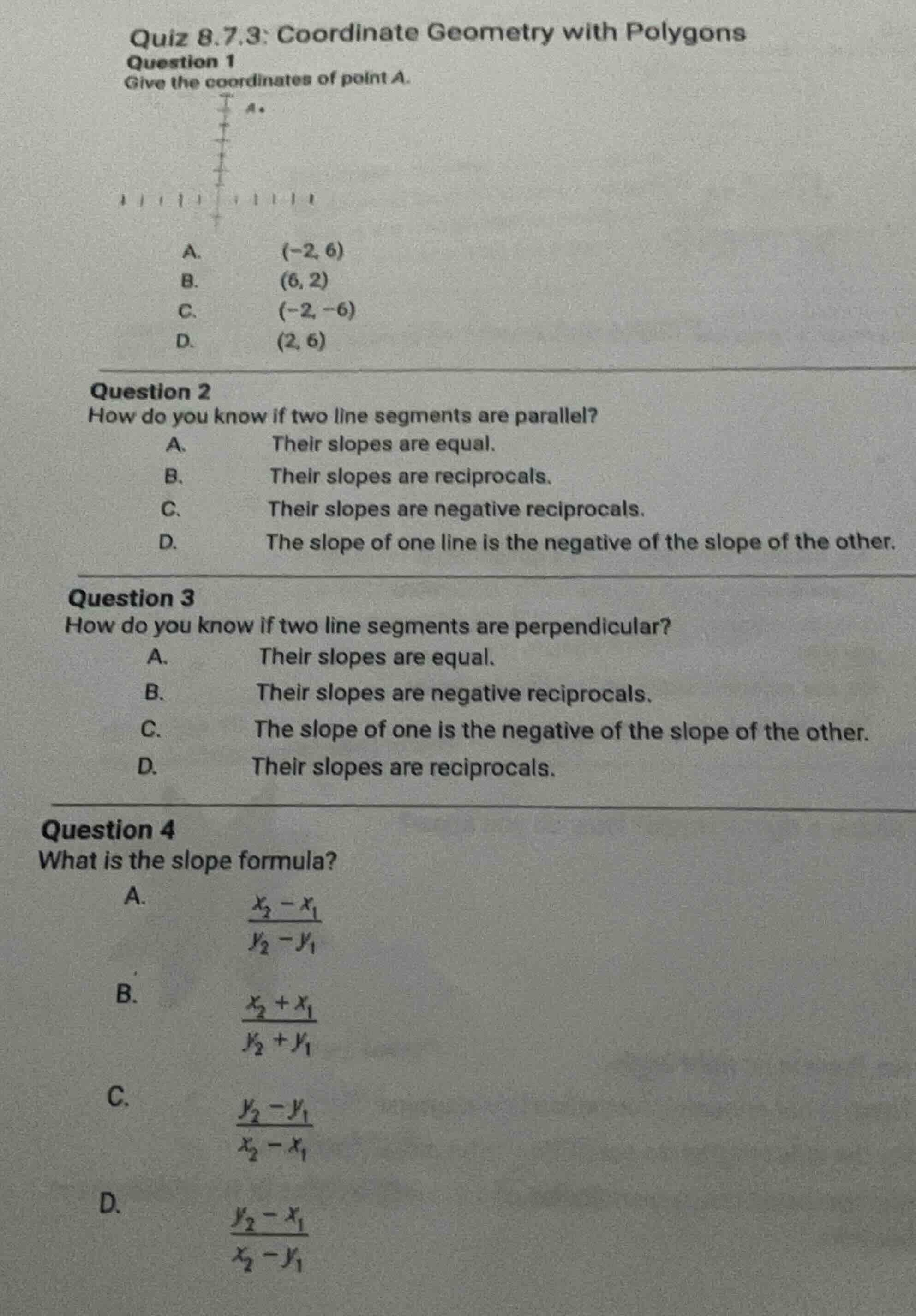quiz 8.7.3: coordinate geometry with polygonsquestion 1give the coordin…
