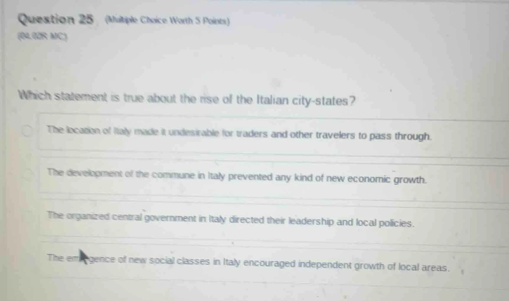 question 25 (multiple choice worth 5 points) (04.02r mc) which statemen…