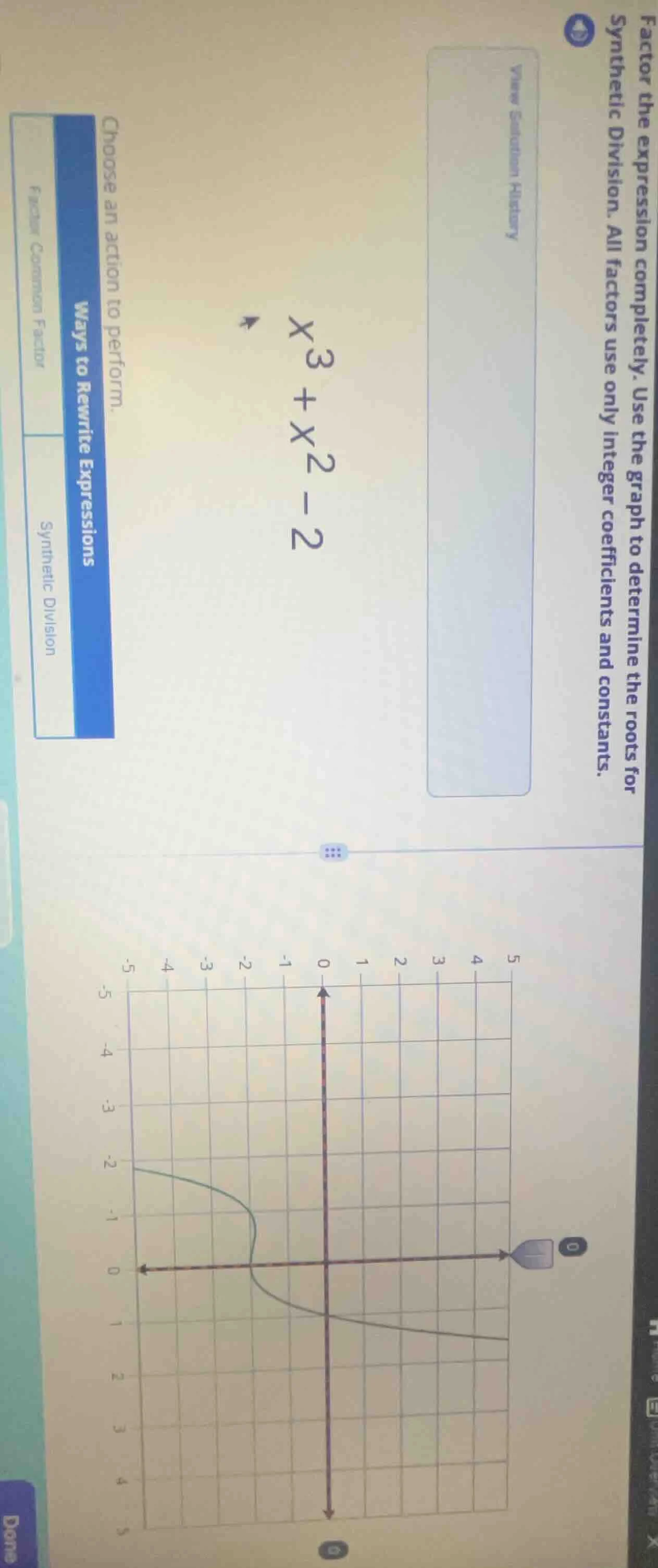 factor the expression completely. use the graph to determine the roots …
