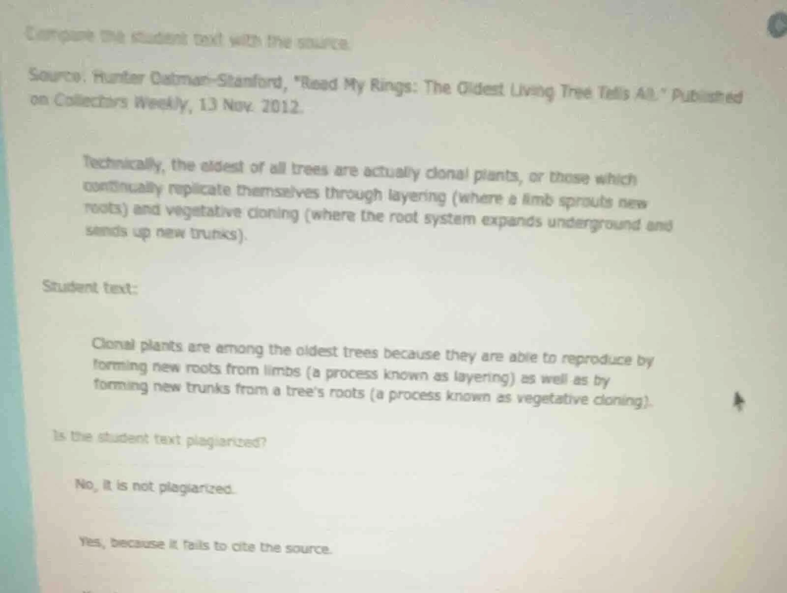 compare the student text with the source. source: hunter gatman-stanfor…