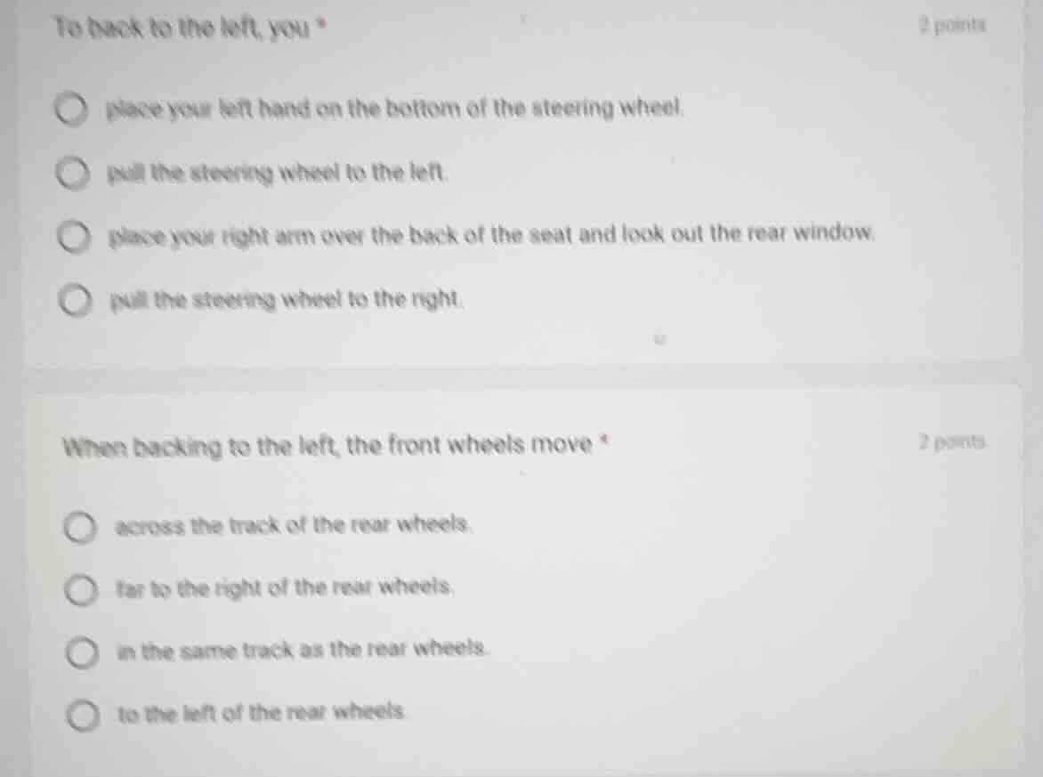 to back to the left, you * 2 points place your left hand on the bottom …