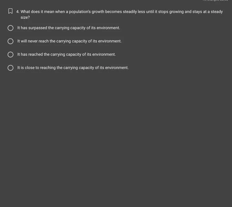 4. what does it mean when a populations growth becomes steadily less un…
