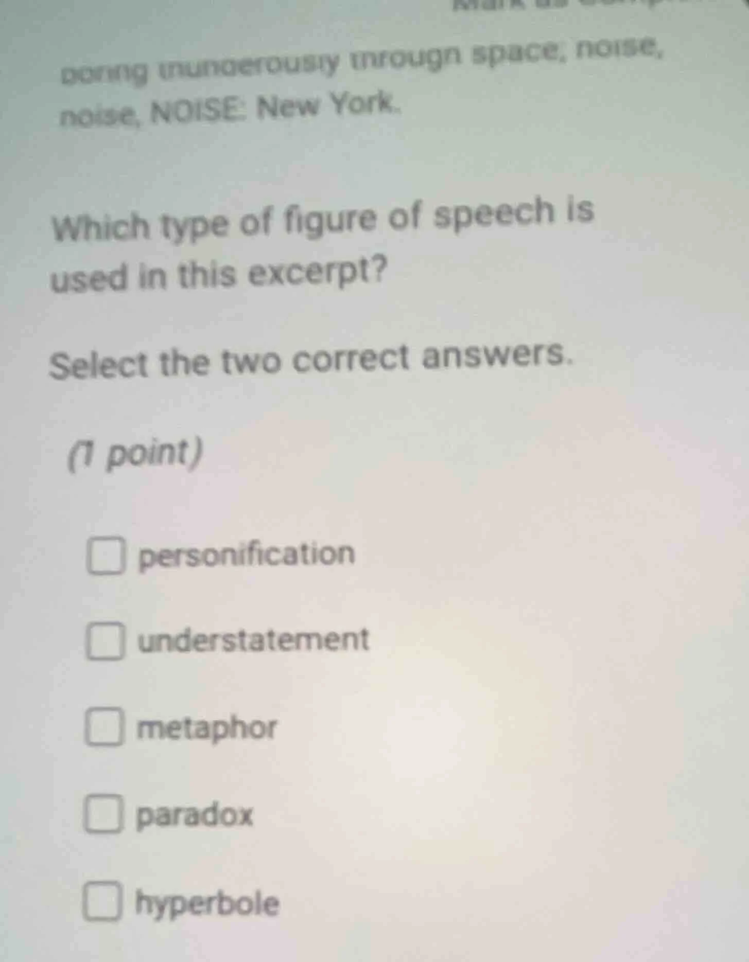 boring thunderously through space; noise, noise, noise: new york. which…