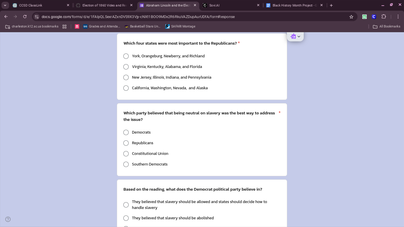 which four states were most important to the republicans? ○ york, orang…
