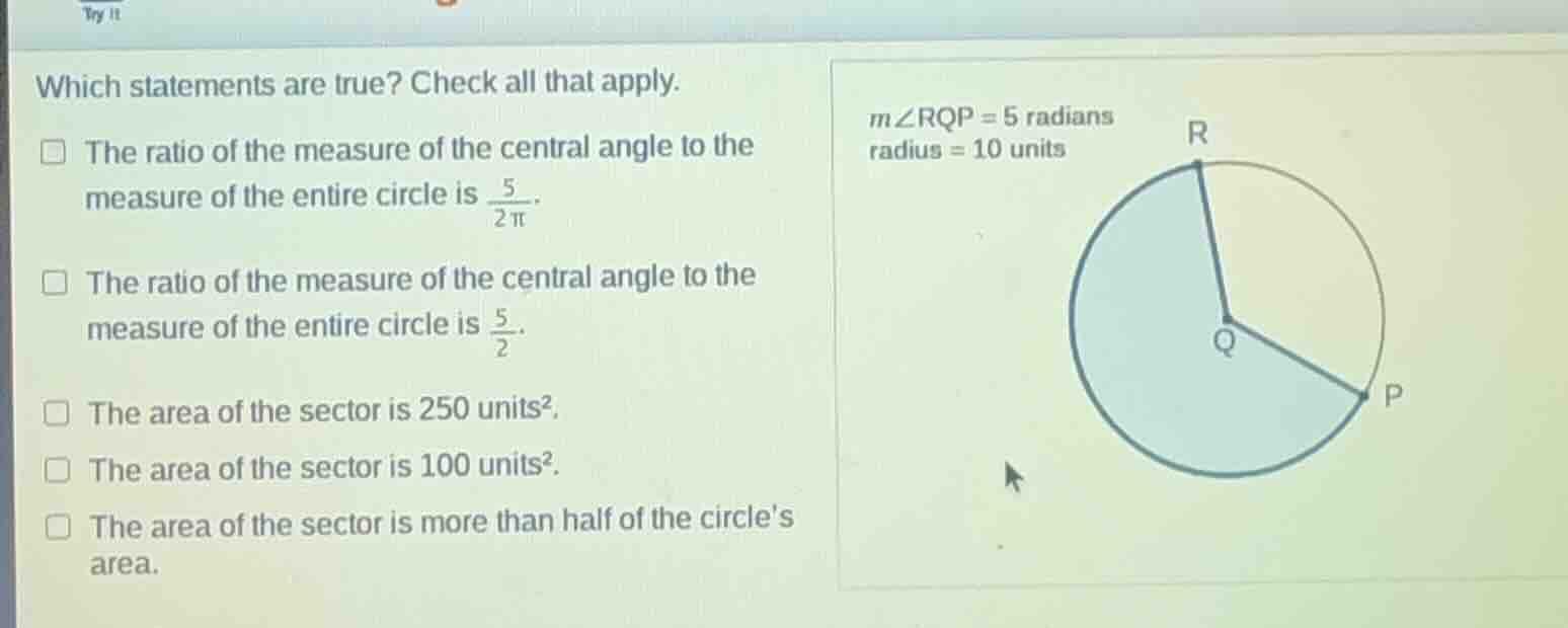 which statements are true? check all that apply. □ the ratio of the mea…