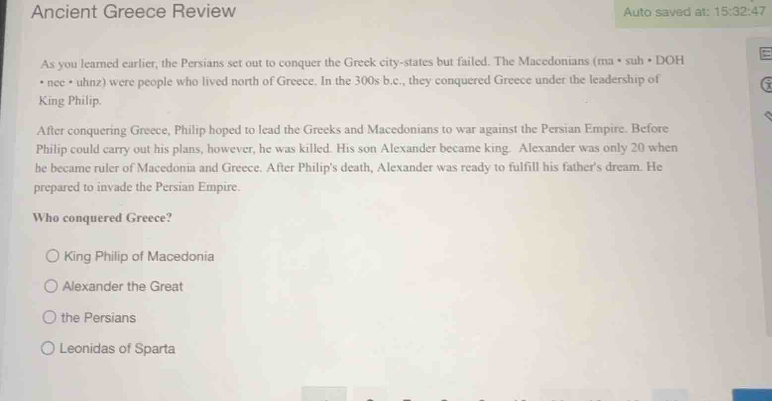 ancient greece review as you learned earlier, the persians set out to c…