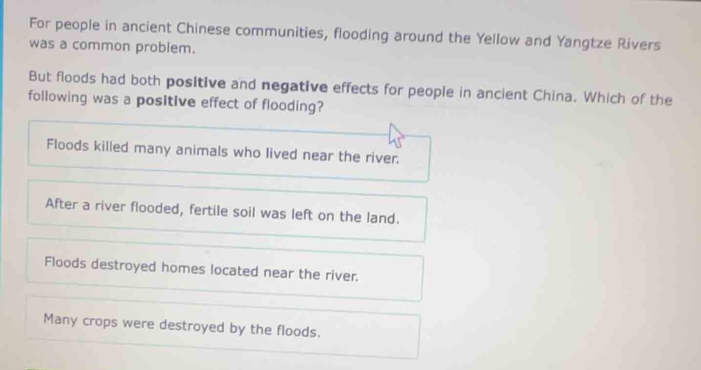 for people in ancient chinese communities, flooding around the yellow a…