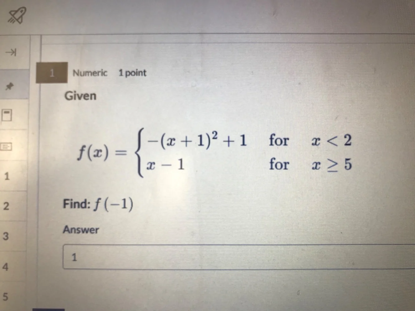 1 numeric 1 point given $f(x)=\\begin{cases}-(x + 1)^2 + 1 & \\text{for…