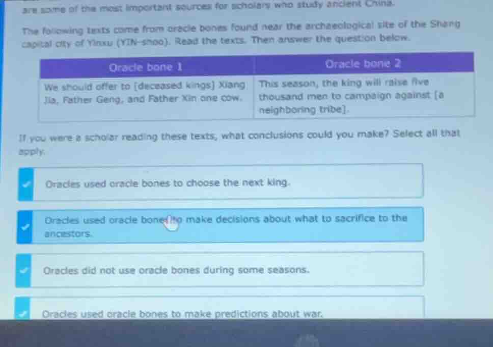 are some of the most important sources for scholars who study ancient c…