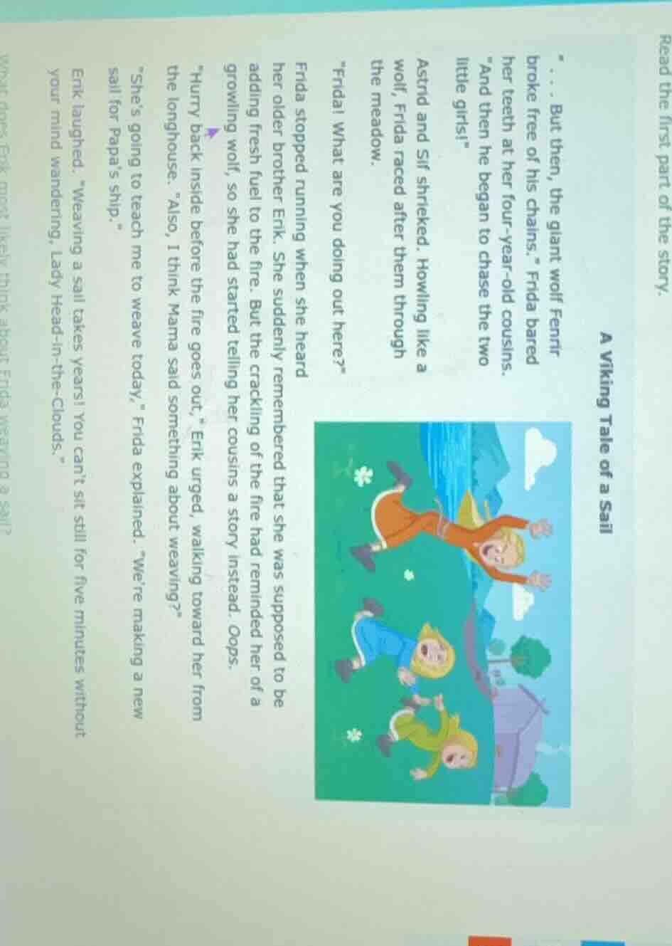 read the first part of the story.a viking tale of a sail\... but then, …