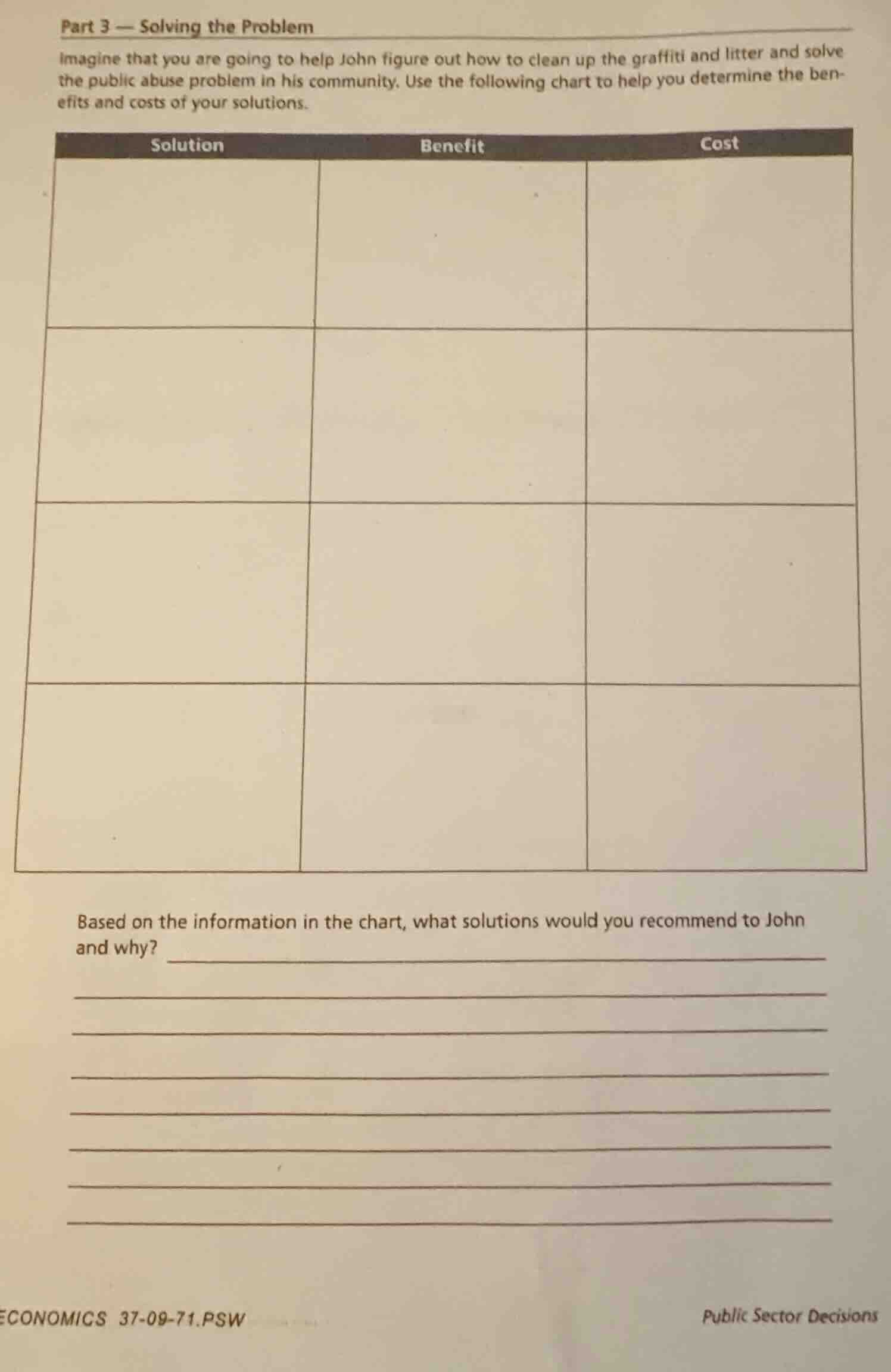 part 3 — solving the problem imagine that you are going to help john fi…