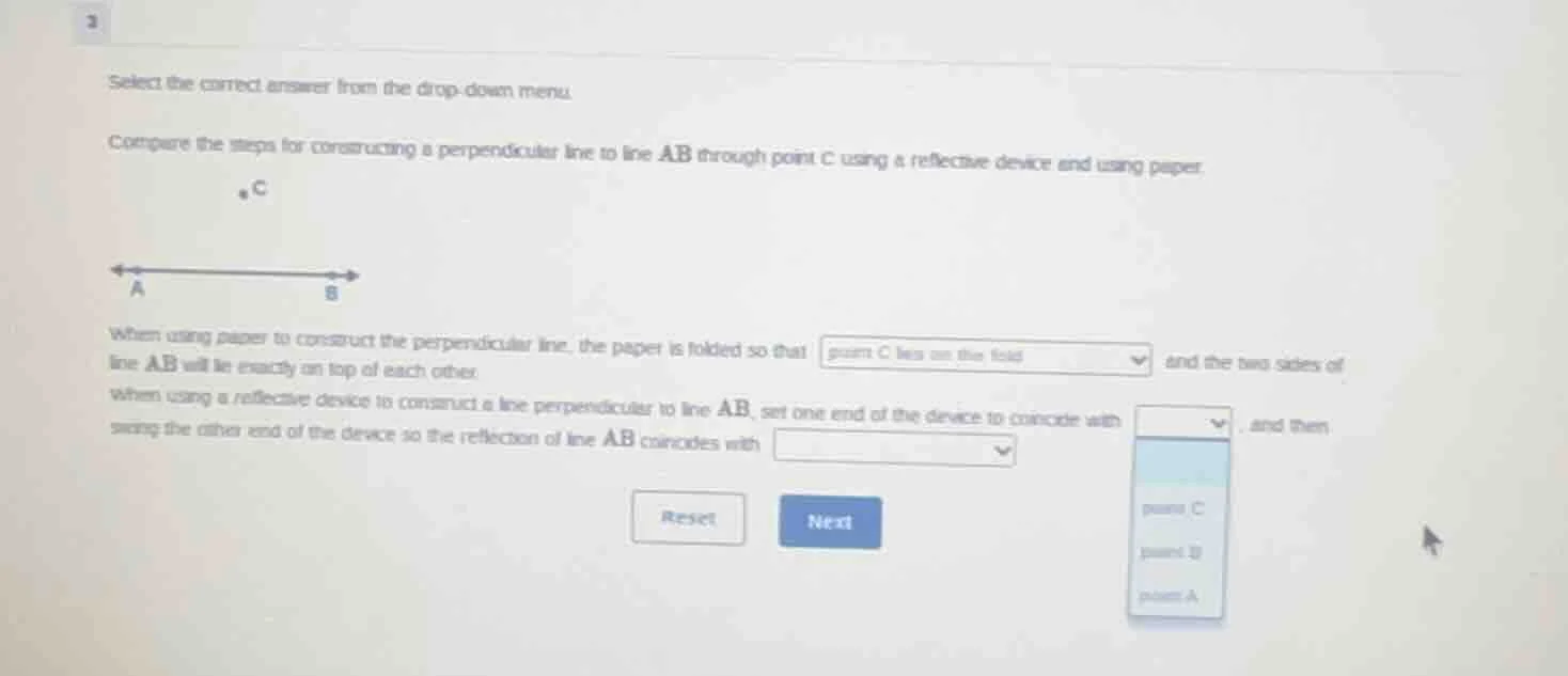 3 select the correct answer from the drop-down menu. compare the steps …