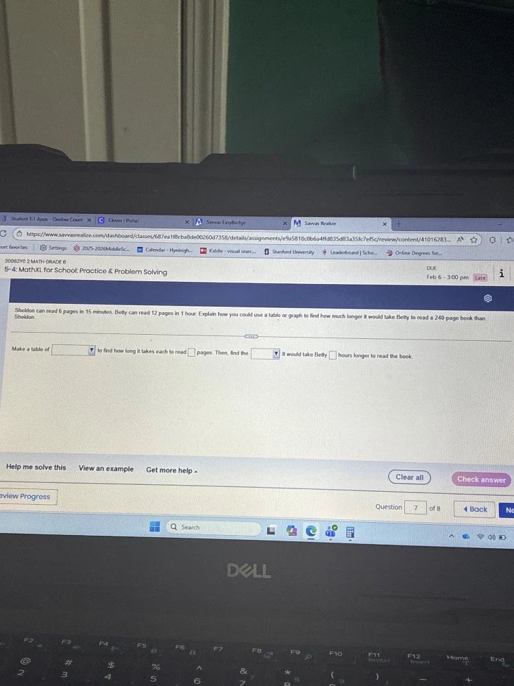 5-4: mathxl for school practice & problem solving shandon can read 6 pa…