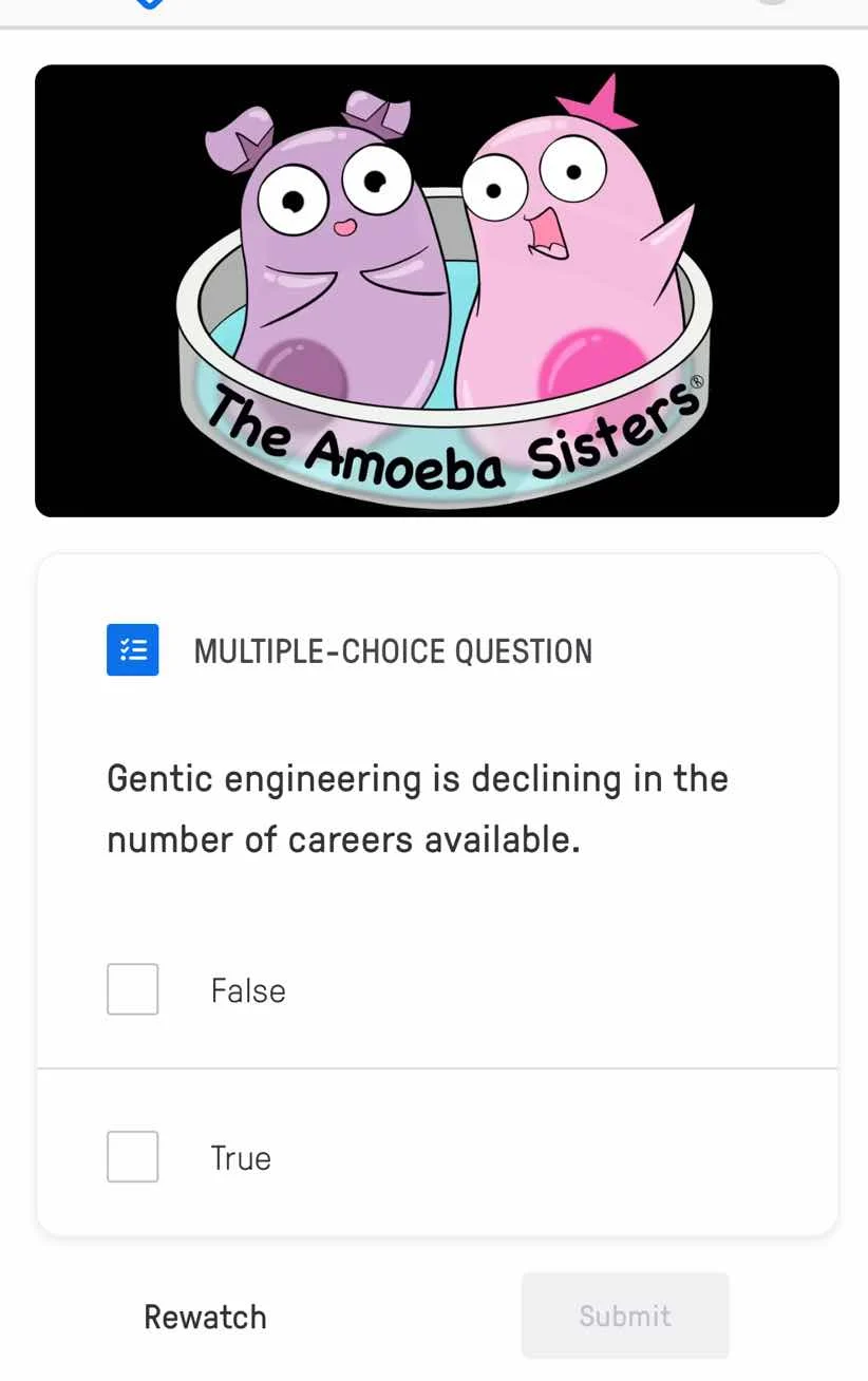 multiple-choice question gentic engineering is declining in the number …