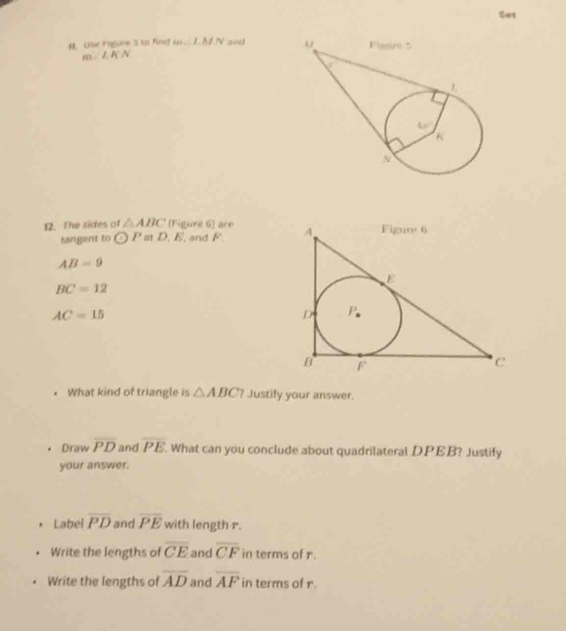 11. use figure 5 to find $m\\angle lmn$ and $m\\angle lkn$ 12. the side…