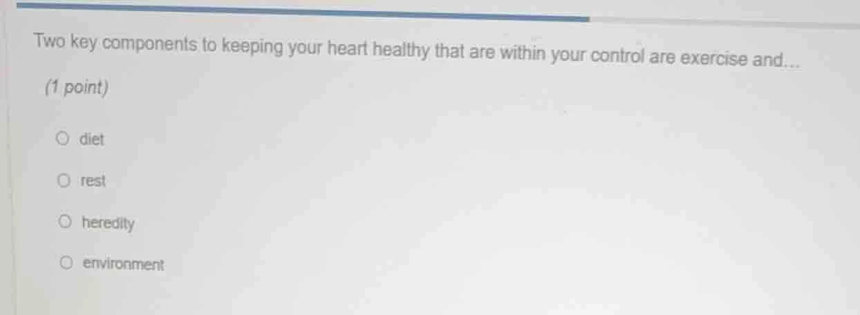 two key components to keeping your heart healthy that are within your c…