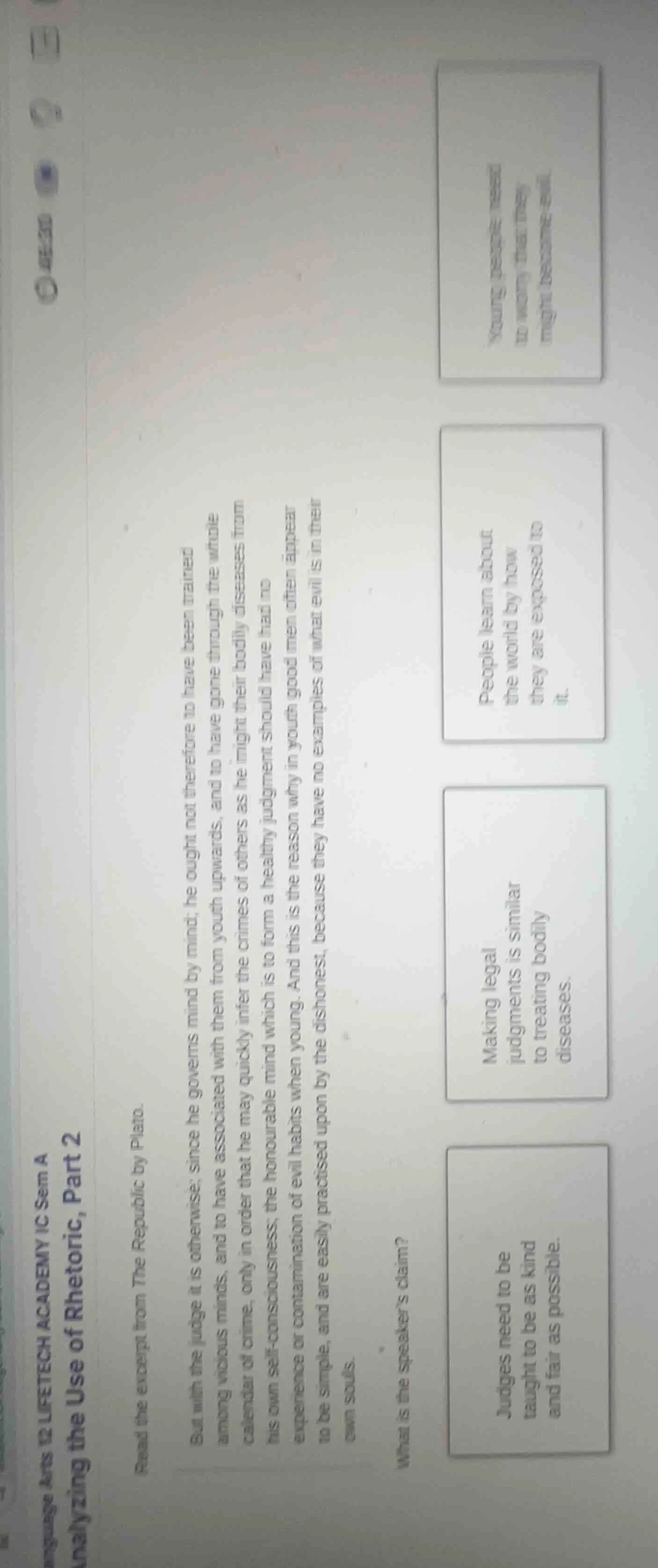 anguage arts 12 lifetech academy ic sem analyzing the use of rhetoric, …