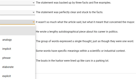 the statement was backed up by three facts and five examples. the state…