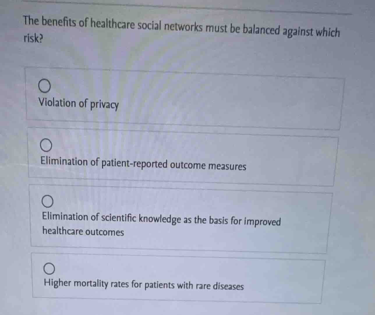 the benefits of healthcare social networks must be balanced against whi…