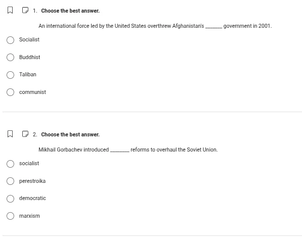 1. choose the best answer. an international force led by the united sta…
