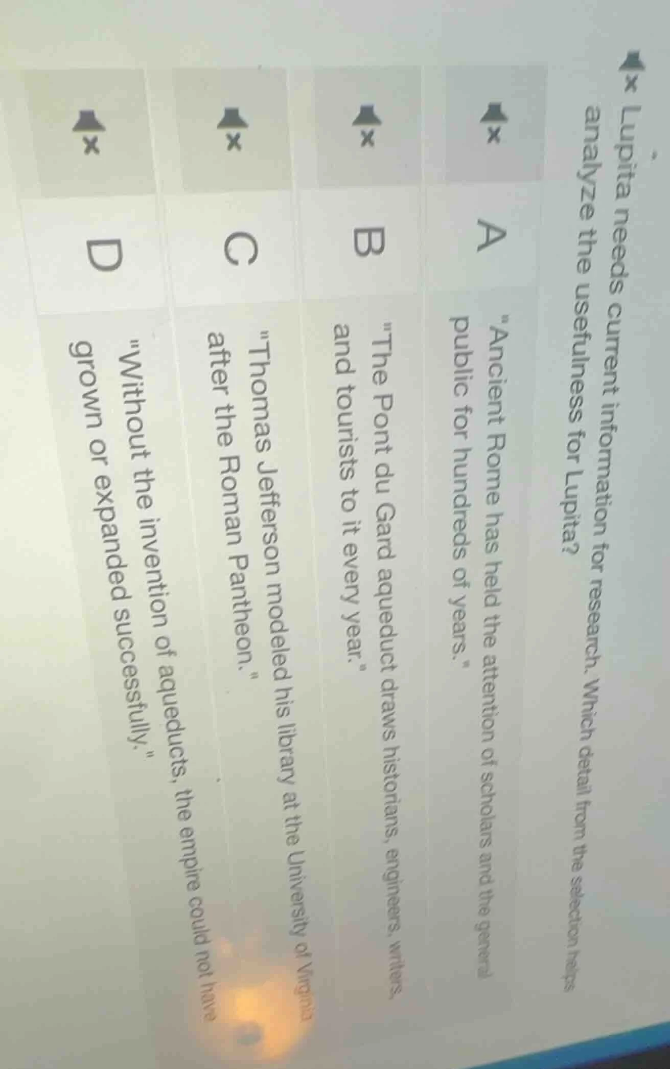 lupita needs current information for research. which detail from the se…